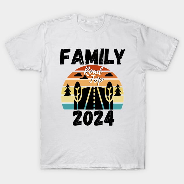 Family Road Trip 2024 Vacation Fun Matching Group Design T-Shirt by OriginalGiftsIdeas